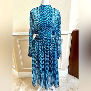 Blue dress size large
